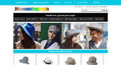 Desktop Screenshot of momentoyoga.es